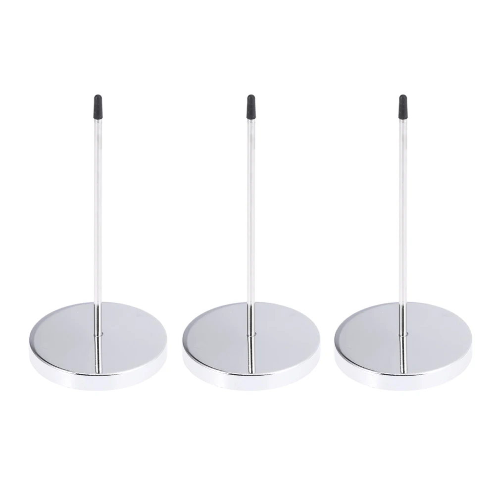 

6pcs Restaurant Supplies Sturdy Base Thick Rod Memo Holder Bill Receipt Spike for Busy Kitchens Cashier Offices Storage Invoice