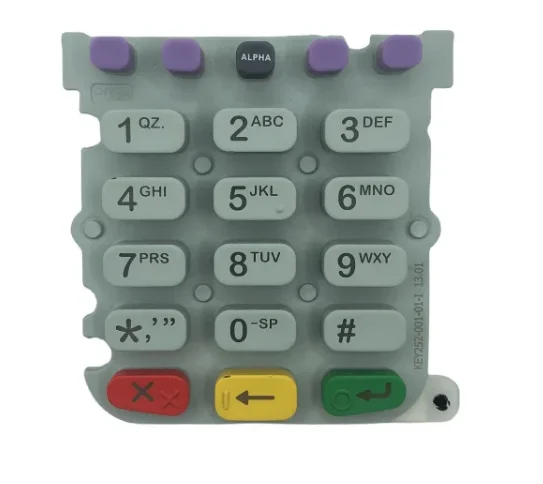 Imagem -04 - Teclado de Silicone para Terminal Verifone Pos Teclado de Borracha de Substituição Vx520 252001-01