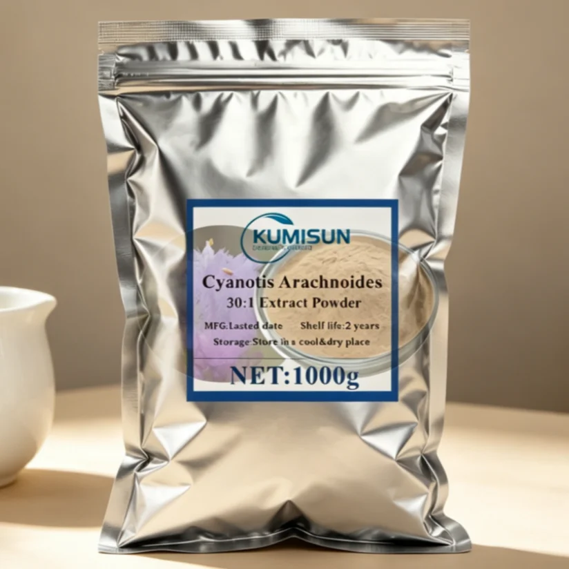 

Global Wholesale Production Raw Material Customized 30:1Dew Grass/Cyanotis Arachnoidea Extract Powder With Aluminum Foil Bag