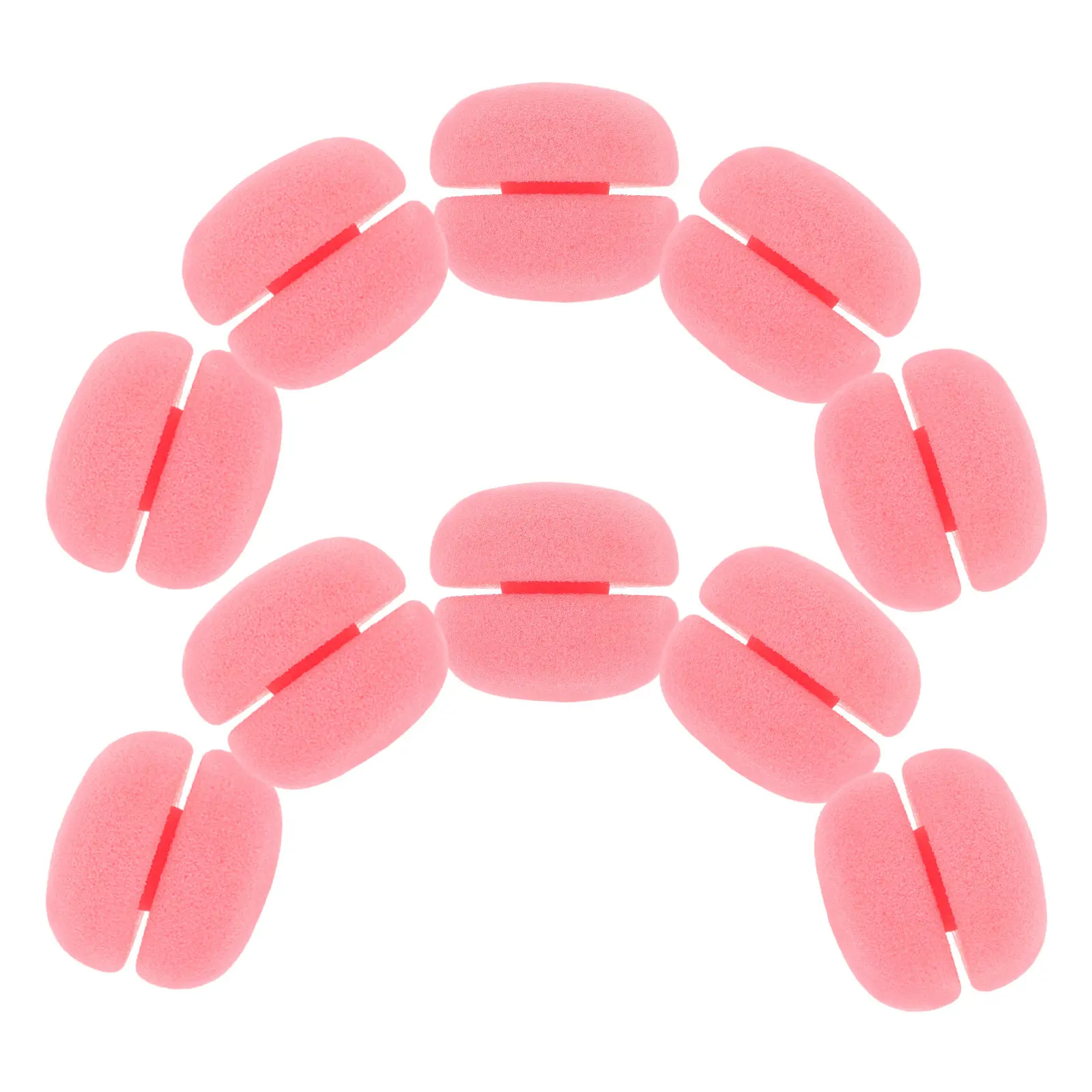 

10Pcs Small Sponge Hair Curlers Mushroom Shape Easy to Use Gentle Heatless Curlers for Women Long Short Hair Natural Curls Salon