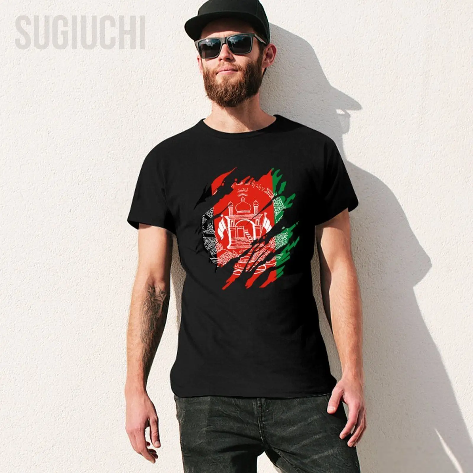 Men Afghan Flag Afghanistan Tshirt Tees O-neck T Shirts Women Boys 100% Cotton Short T-Shirt Unisex All Seasons