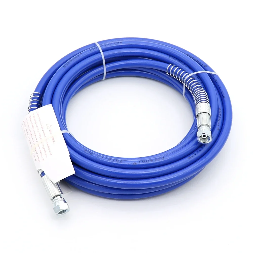 15M 1/4" High-pressure Tube Airless Paint Spray Hose Pipe For Airless Sprayer Free Shipping