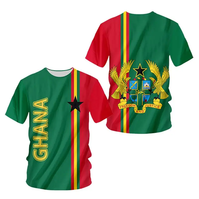 3D Print Portugal Flag National Emblem Tshirt For Men Summer Short Sleeve O-neck Tee Tops Streetwear Oversized Mens T Shirts