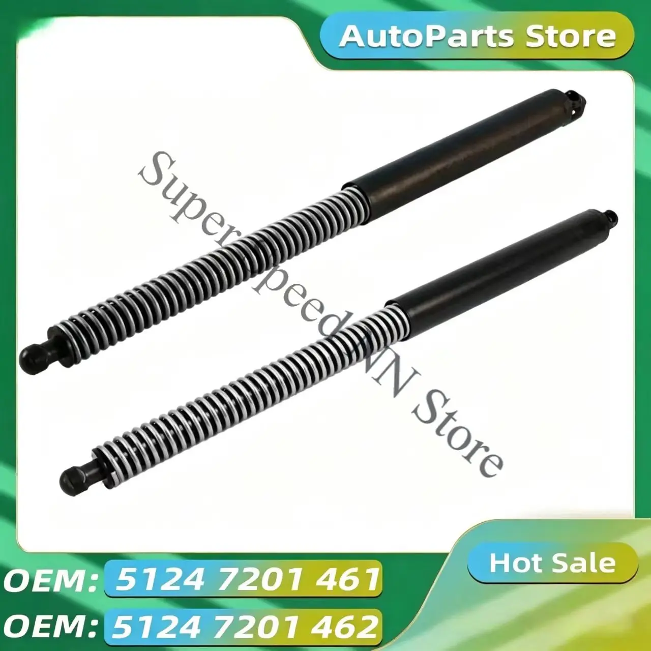 Automotive Parts Gas Spring Suitable for BMW 7 Series E65 E66 E67 Tailgate Strut Gas Strut Spring Rod 51247201461 51247201462