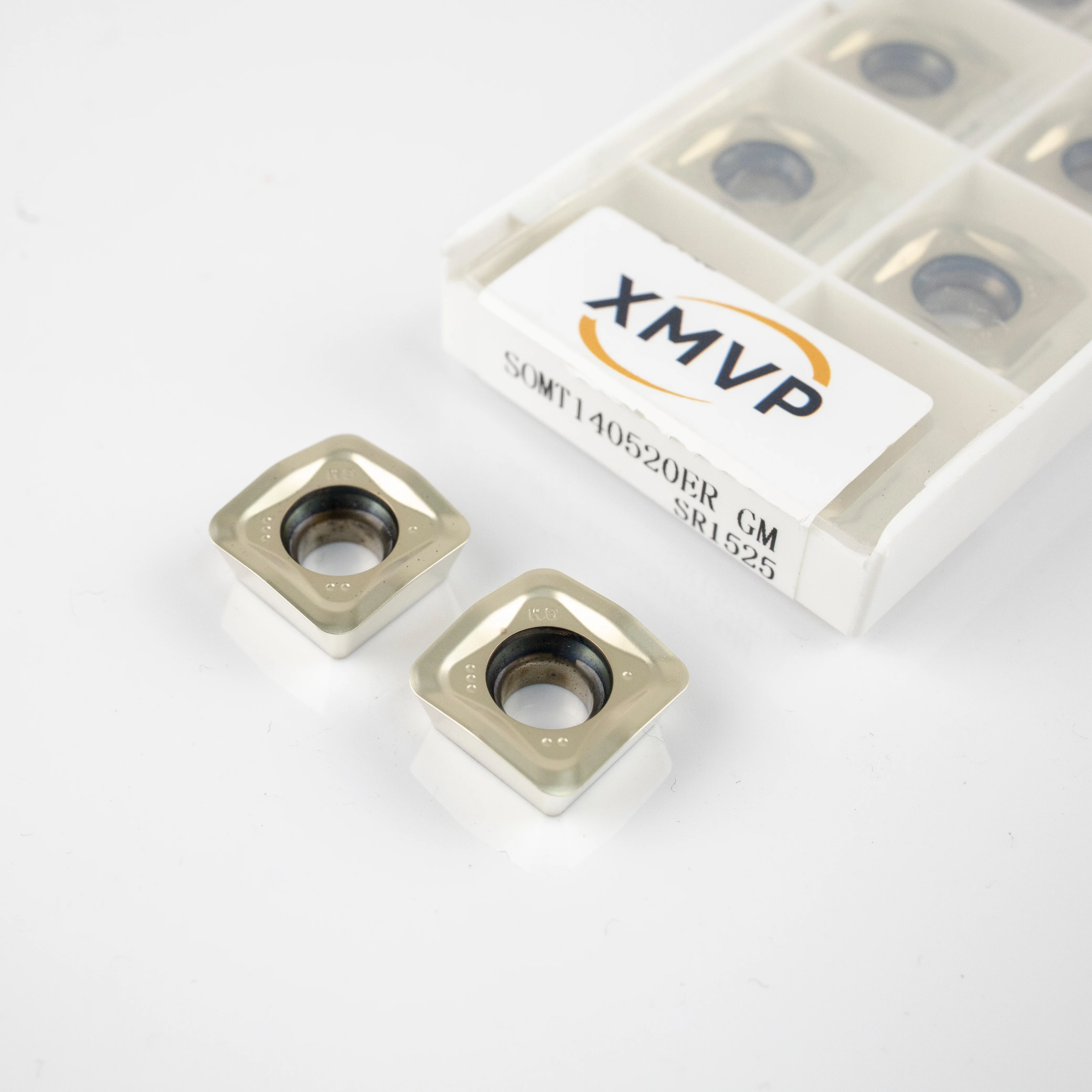 

Фрезы торцевые твердосплавные сменные XMVP 10 шт. (SOMT140520ER GM, SOMT100420ER GM) для быстрой обработки, токарный инструмент