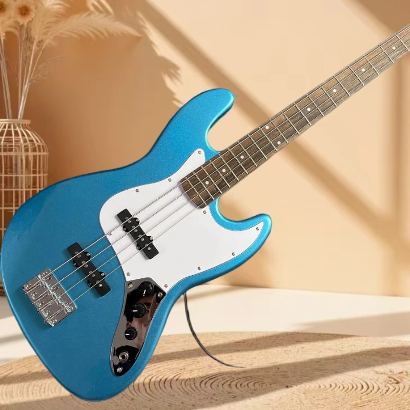 

Электрогитара Blue Jazz Bass SQ с корпусом из ольхового дерева, фиксированным бриджем, бесплатная доставка