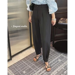 Y2k Pant Women Harem Trousers Wide Leg Streetwear Suit High Waist Korean Fashion 2023 Chic Summer Spring Vintage Ninth Plus Size