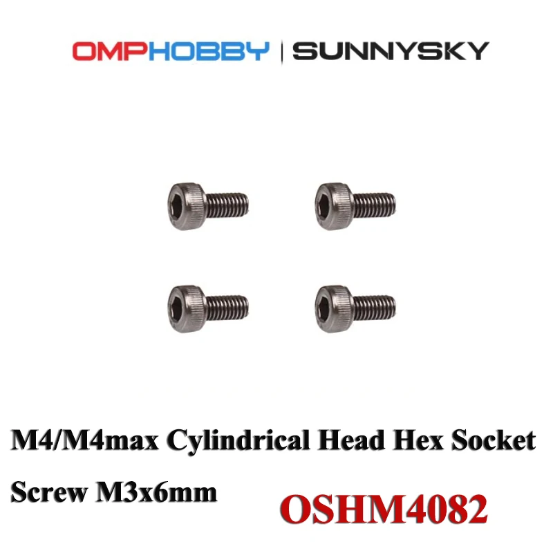 

OMPHOBBY M4 / M4max RC Helicopter Spare Parts Cylindrical Head Hex Socket Screw M3x6mm OSHM4082