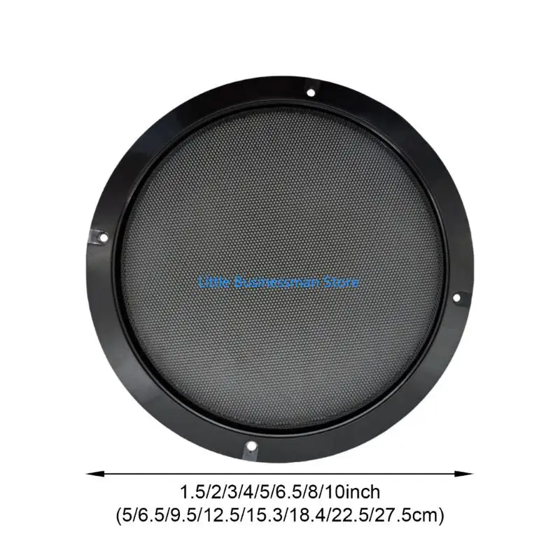 Rundes Design, schwarzes Metall-Lautsprechergitter, passend für die meisten Soundsysteme 1,5–10 Zoll M76A – Detail 6