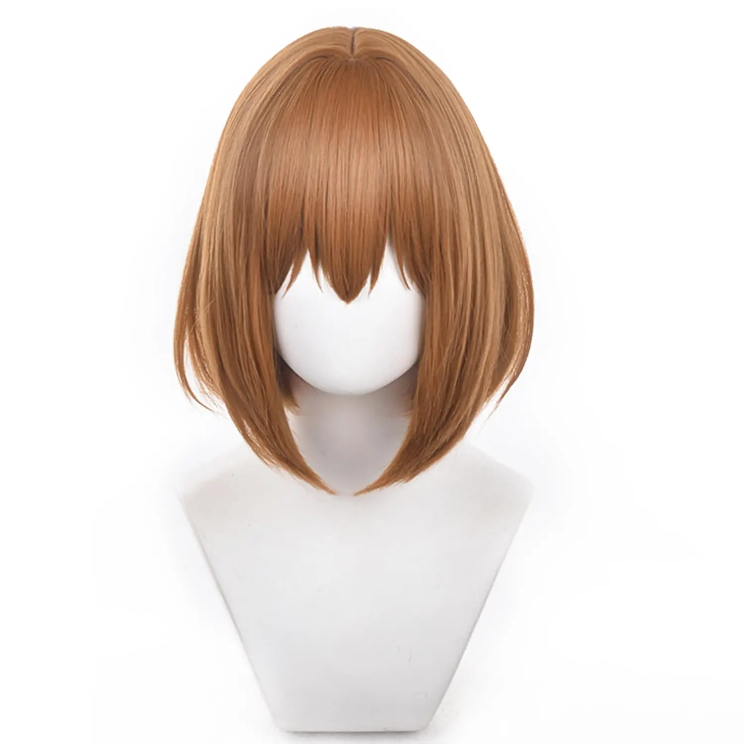 Anime Noko Shikanoko Cosplay Wig My Deer Friend Nokotan Cosplay Bow brown Gradient Short Bob Wigs Halloween Party