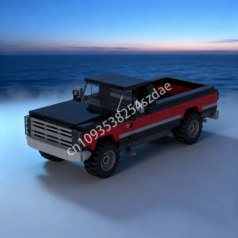 

376 шт. MOC GMC Sierra MOD City Champions Модель Строительные игрушечные блоки Рождественский подарок Строительство Сборка DIY Творческий кирпич Дети