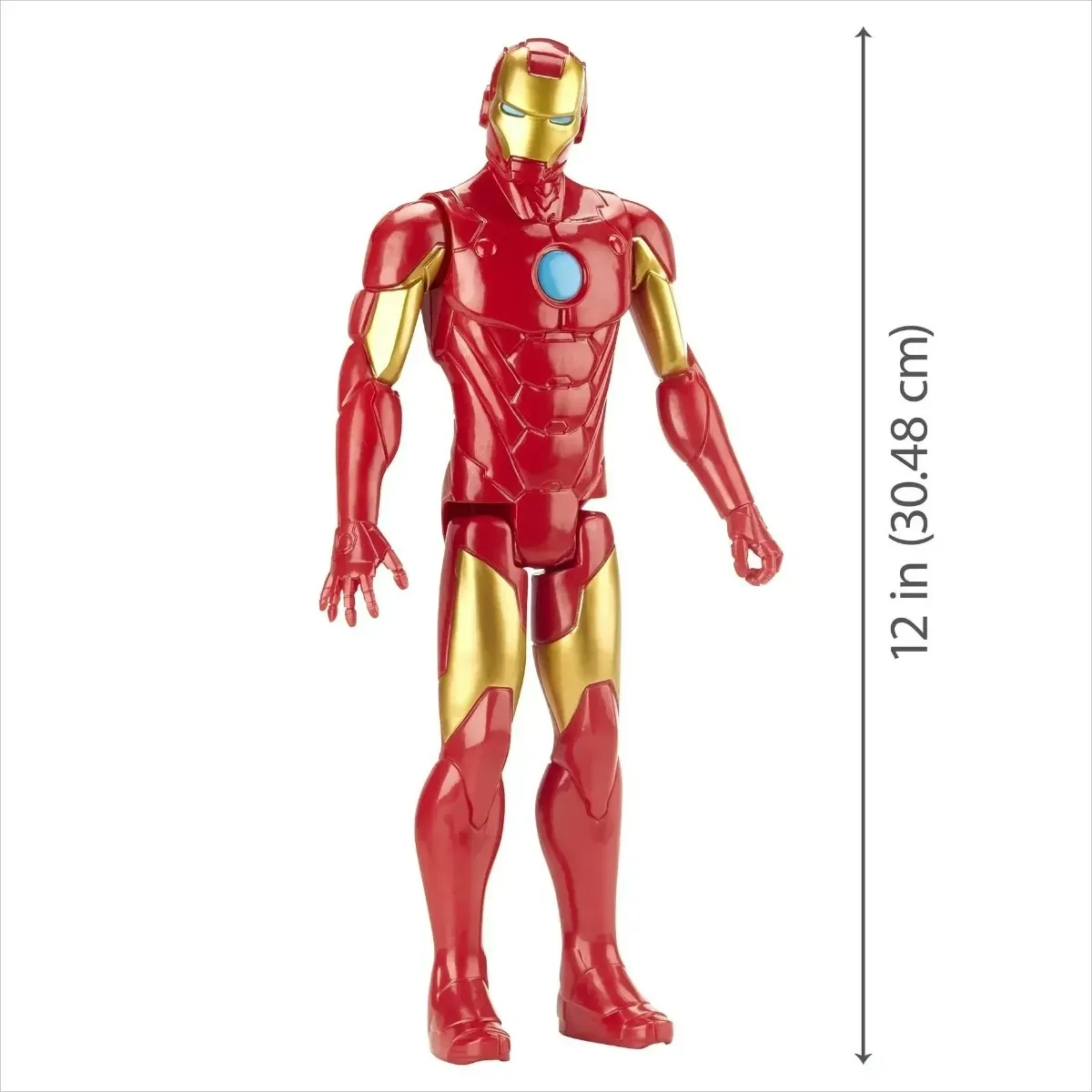 Hasbro Marvel Avengers Titan Hero Series Iron Man figurine 12 pouces jouet inspiré par l'univers Marvel pour les enfants E7873