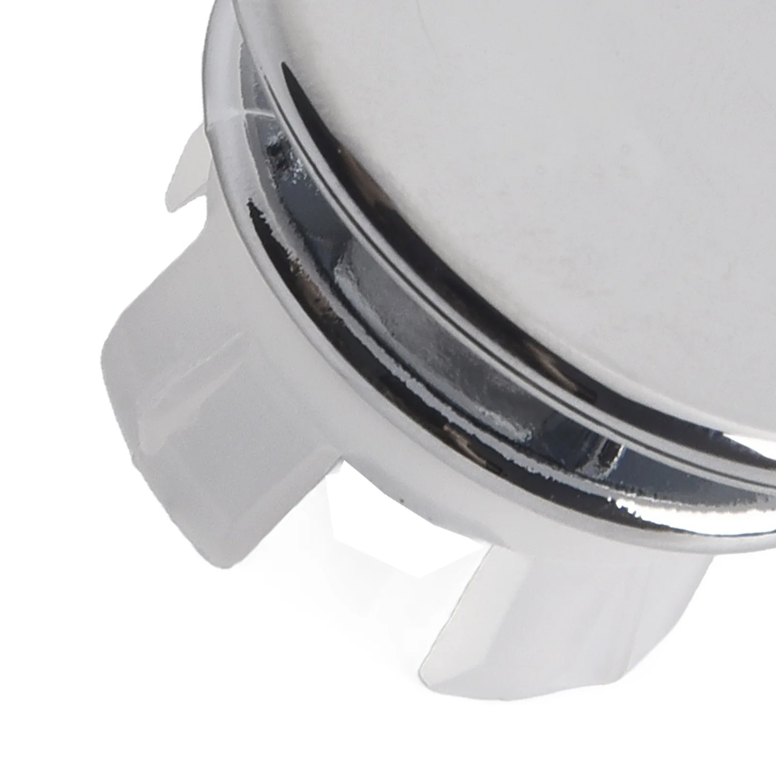 Sink Overflow Ring Cover Replacement Bathroom Basin Trim Bath Round Plastic Sink Overflow Hole Covers Kitchen Accessories