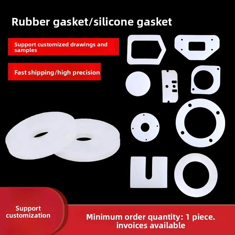 

High Temperature Resistant Silicone Gasket Waterproof Leakproof Flat Washer Custom Processing Sealing Ring