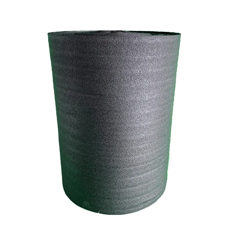 30/40CM Gulungan Kapas Mutiara EPE Hitam Tebal 2mm Panjang 20/30m Busa Penyerap Guncangan untuk Perlindungan Produk atau Dekorasi DIY