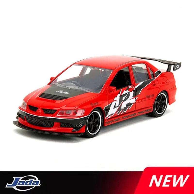 

1:32 Mitsubishi Lancer Evolution IX, модель спортивного автомобиля из сплава, литье под давлением, металлические трековые гоночные машины, модель автомобиля, имитация подарков для детей