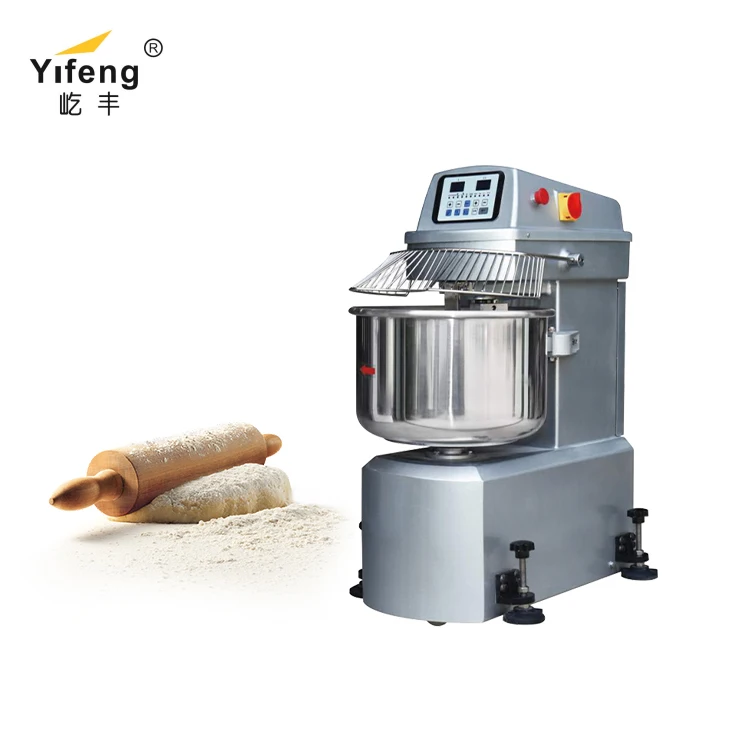 Flour  Industrial Spiral Bread Dough Mixer Kneading Mixing Machine for Bakery
