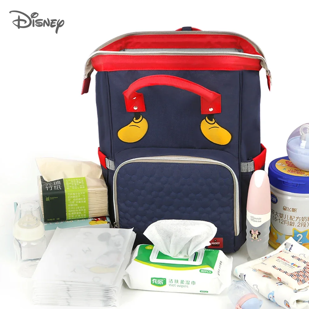 Disney Diaper Bag Mommy Backpack Large Capacity Mummy Maternity Nappy Bag Stroller Bag Large Capacity Multifunctional Baby Bags