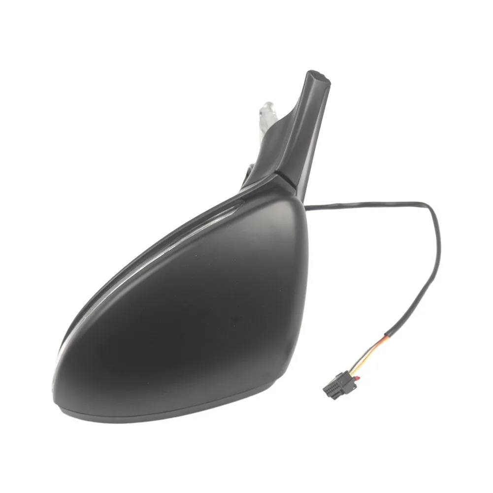 Left Side Rearview Mirror for For GOLF 7 2012-2020 LHD 6 Pin 5G1857508AF ABS 12V Heated Power Adjustable Turn Signal