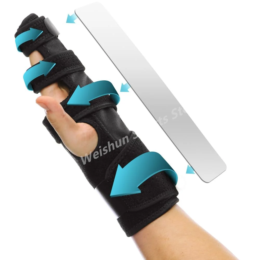 Trigger Finger Splint Brace Two or Three Fingers Support for Finger Knuckle Immobilization Pain Relief Tendonitis Mallet Fingers