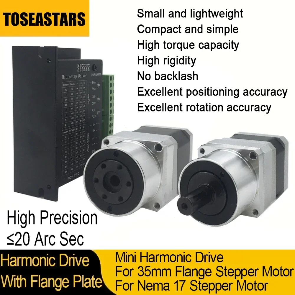 Mini Harmonic Drive Stepper Motor Kit High-precision Robot Manipulator Arm  Joint ,Rotating Platform,Cam Divider,4 axis,DD Motor - AliExpress 1420