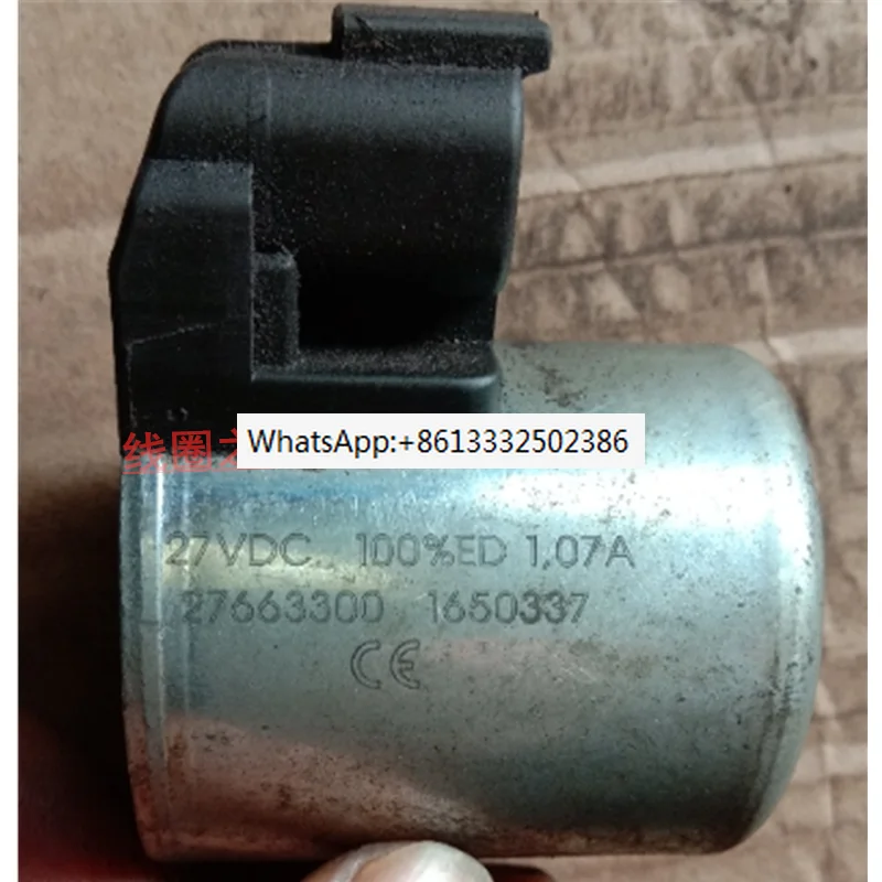 

27633500 24vdc27 solenoid valve coil 27642500 steel grabbing machine 27663300