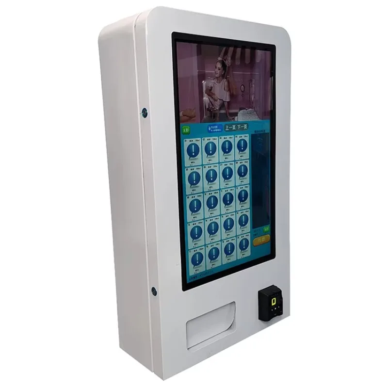 آلة بيع الشاشة الكبيرة مقاس 32 بوصة ساخنة لمكياج الوجبات الخفيفة مع دفع بطاقة الائتمان