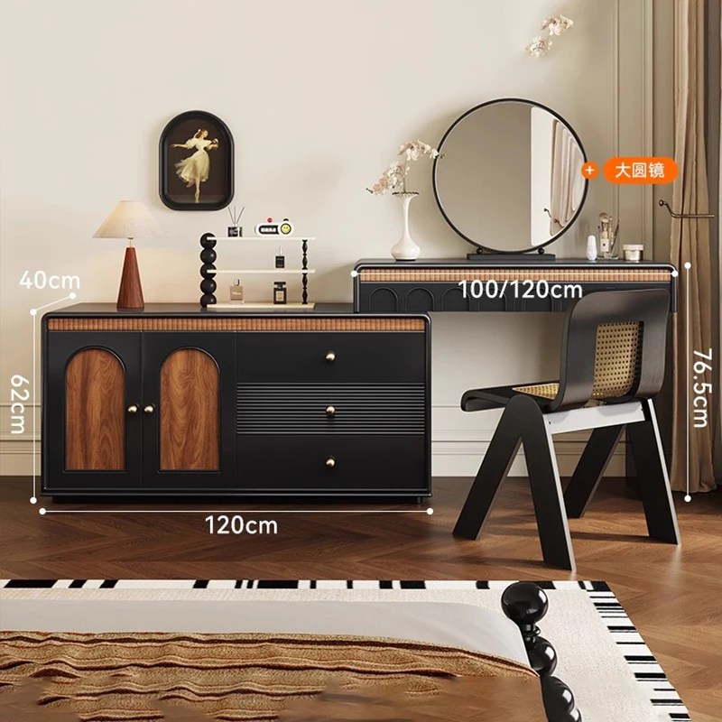 

Storage Modern Vanity Table Nordic Space Saving Creative Storage Dressers Aesthetic Elegant Dresser Living Room Furniture