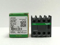 LADN22 LA-DN22 Auxiliary contact block, TeSys D, 2NO + 2NC, front mounting, screw clamp terminals