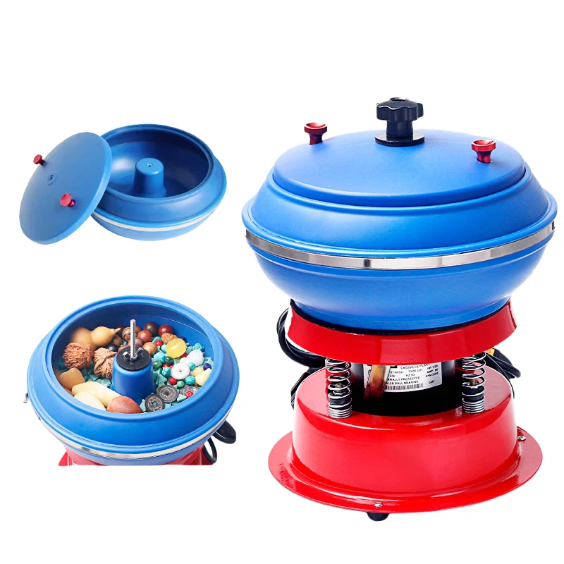 

Jade Metal Edge Burr Cleaning Surface Stains 17 Inch Vibratory Tumbler for Jewelry Polishing