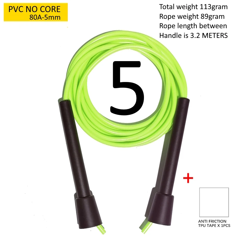NEVERTOOLATE RA handle 5mm diameter jump skipping rope fitness Rush Athletics same shape longer rope cord good