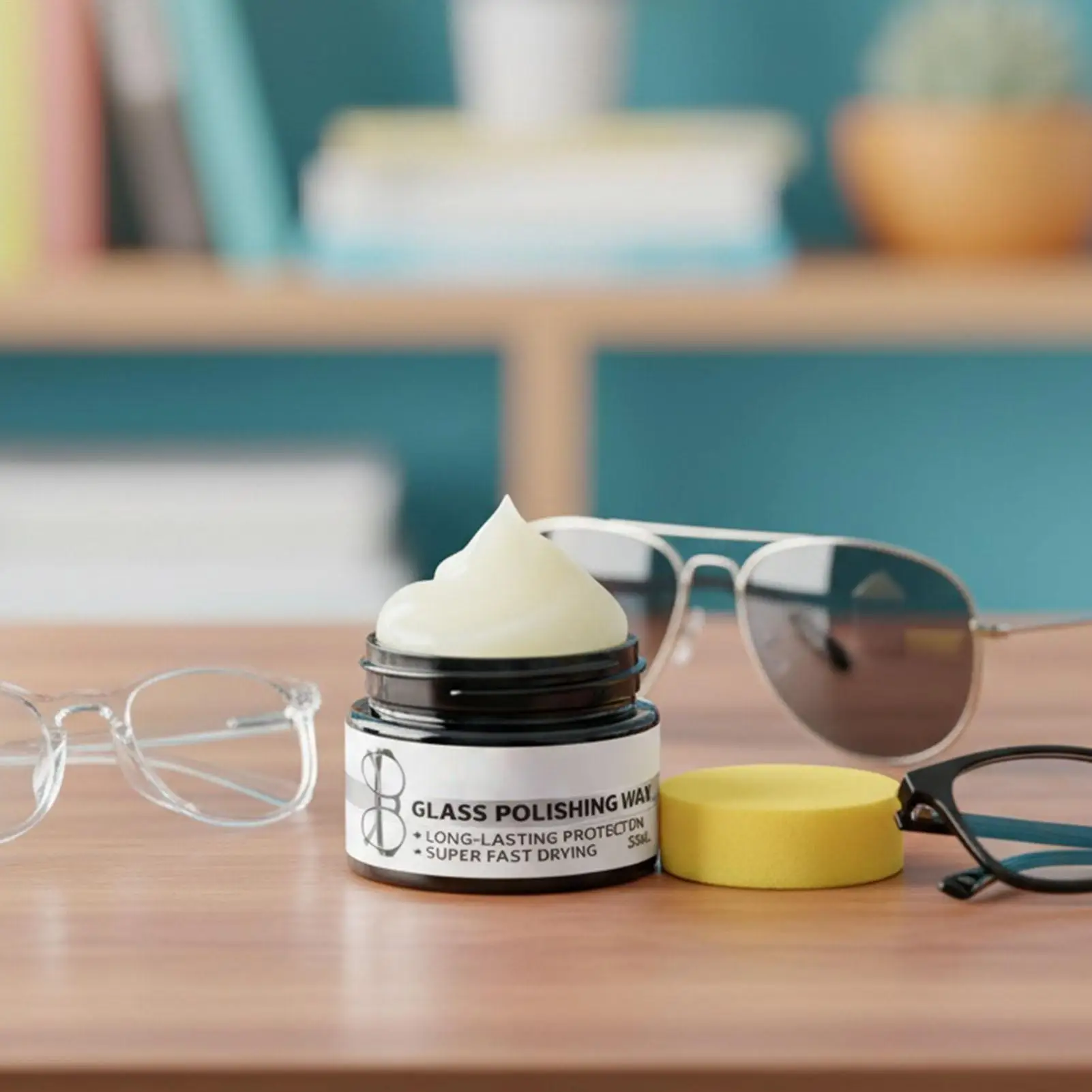 Eye Glass Scratch Remover Repair Cleaning Paste Eyeglass Lens Scratch Remover Kit for Windshield Camera Screen Watch Phone view 5