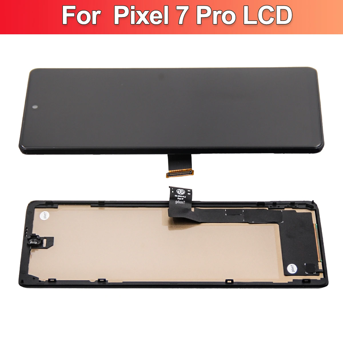 google-pixel-7-pro-lcdスクリーン交換用tftディスプレイタッチデジタイザー（ブラケット付き）gp4bc-ge2ae互換部品