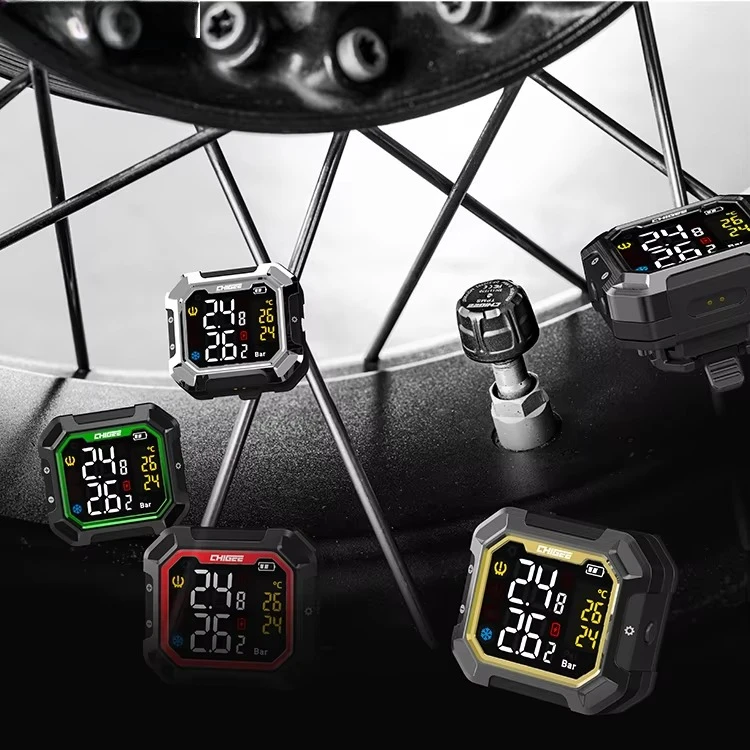 Pressure M/onitoring System Mo/nitor Bluetooth Tpms for Motorcycle