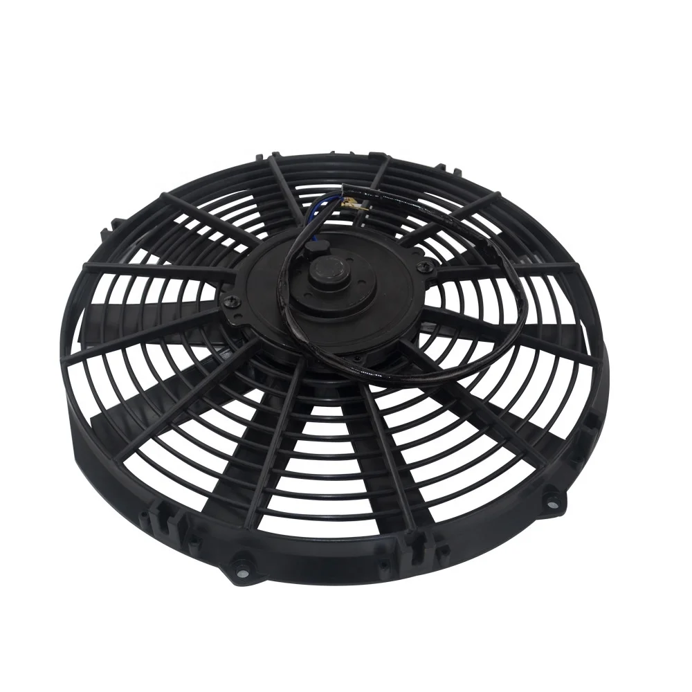 13-Inch Universal 12V 90W Slim Reversible Electric Radiator with AUTO FAN Push Pull Including Type I 13 Mounting Kit