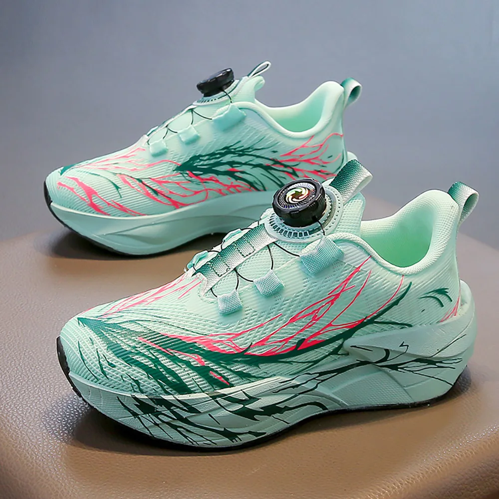 

2025 Autumn Sport Shoes For Children Mesh Breathable Teenager Kid's Sneakers Soft-soled Lightweight Boy's Girl's Running Shoes