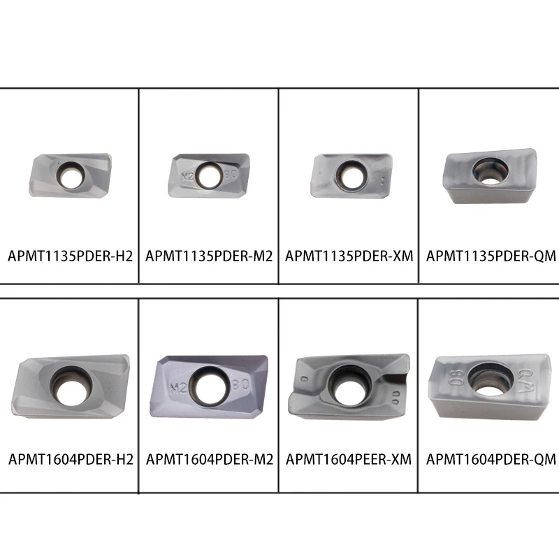 LIHAOPING APMT1135PDER APMT1604PDER H2 XM M2 QM OY880A OY818P APMT1605PEER Milling Carbide Inserts APMT1135 CNC Cutter APMT1604