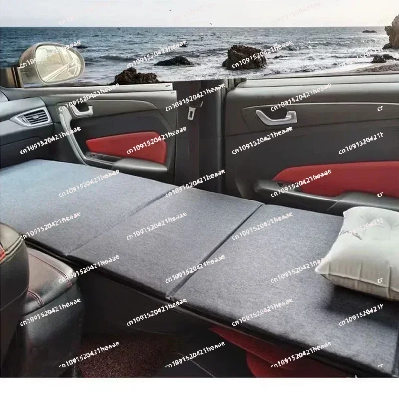 Suitable for Portable Folding Car Rear Seat Car Travel Bed Multi-Function  Car Modified Bed Sleeping Bed Camping