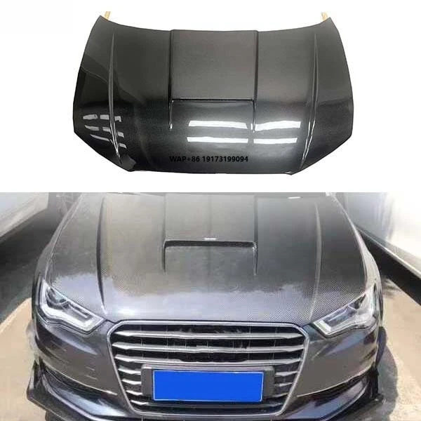 

For New A3 S3 2017-2020 Carbon Fiber Kb Style Engine Hood Body Kit