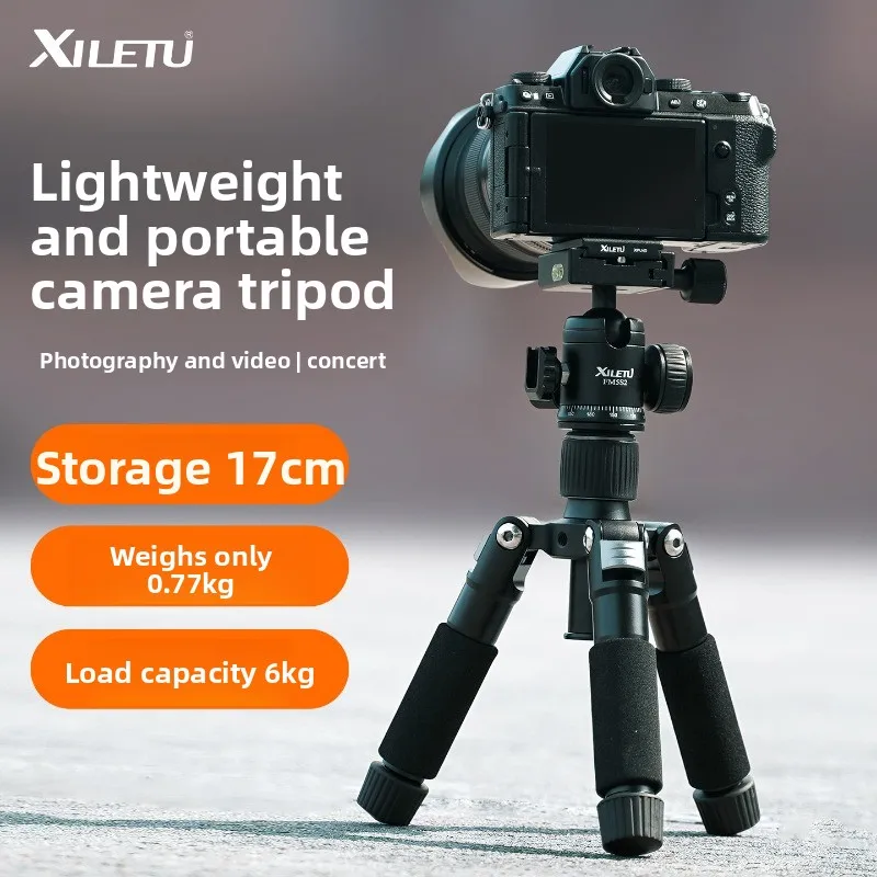 Mini Portable Desktop Tripod Macro Shooting Stand For Climbing Photography Mirrorless DSLR & Phone Live Streaming