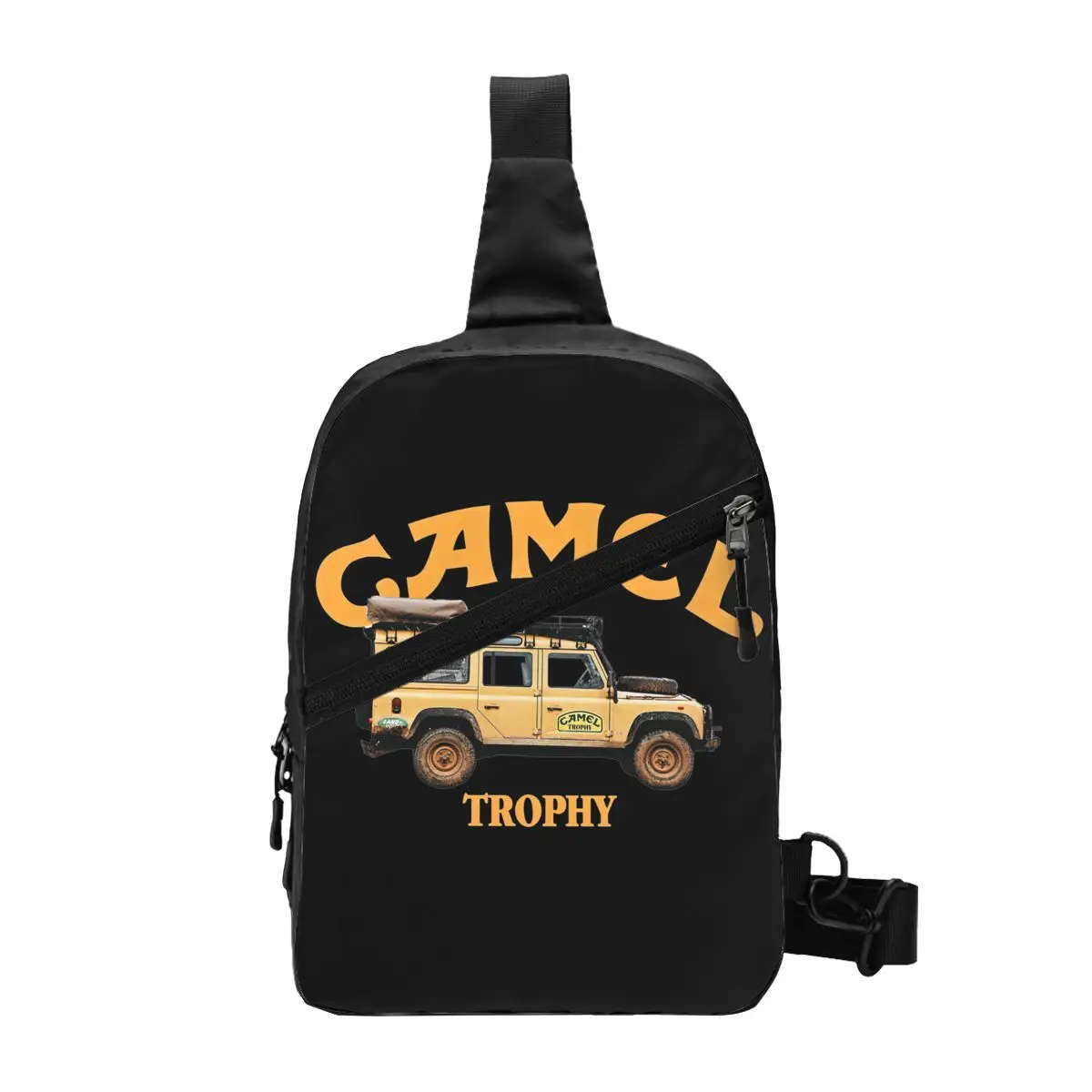 Camel Trophy Defender 110 Sling Bag para ciclismo e camping, Casual Crossbody Peito Mochila, ombro Daypack para homens