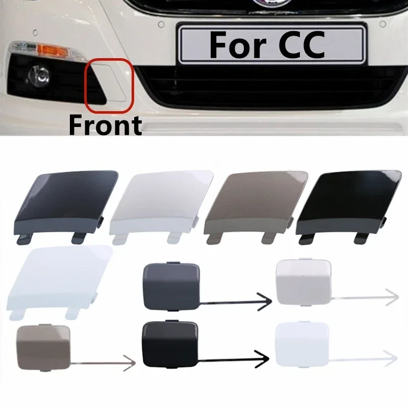 Painted Front/Rear Bumper Tow Eye Cap Hook Cover For VW Volkswagen Passat CC 2009-2012