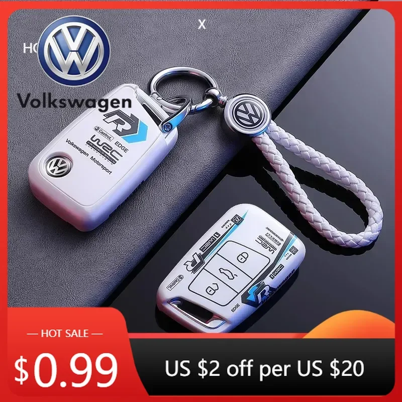 

Чехол-накладка из ТПУ для автомобильного ключа VW, защитный брелок для ключей Volkswagen Passat B8, Tiguan, Magotan, Golf
