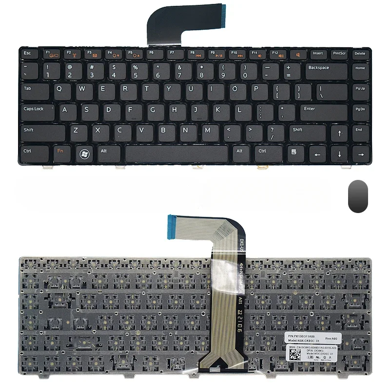 Replace Suit For DELL 343714R N4010 N4110 N4050 M4040 N4030 3421 5520 Laptop Keyboard