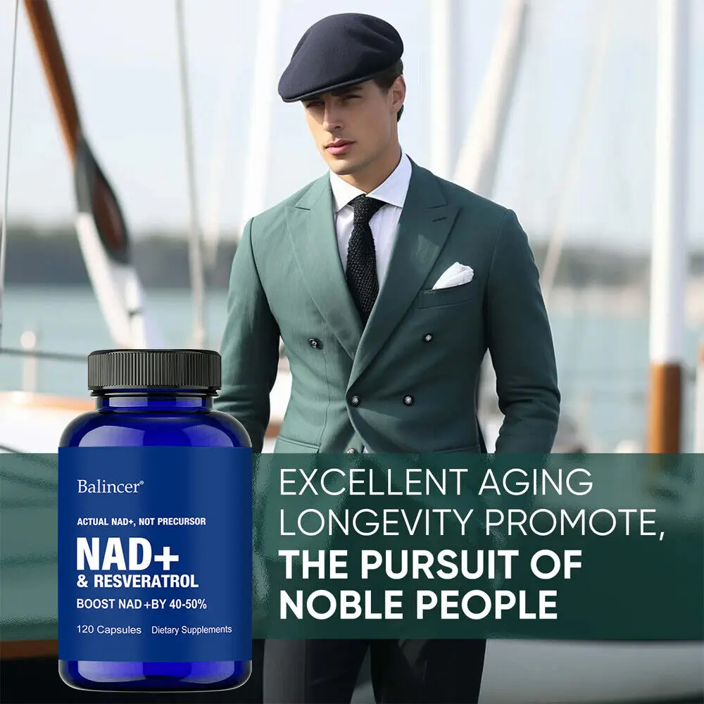 NAD Supplements - Anti-Aging Cell Booster, Supports Natural Energy