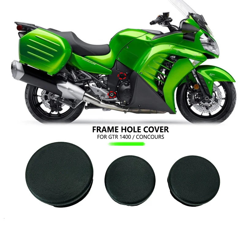 

Motorcycle Frame End Caps Frame Hole Cover Caps Plug Decorative Fit For Kawasaki GTR1400 GTR 1400 1400GTR 14 2007-2019