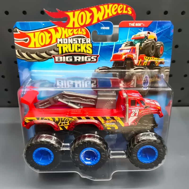 Hot Wheels Car Monster Trucks - Hot Wheels Mega Wreckin Wolf Skellesaurus,