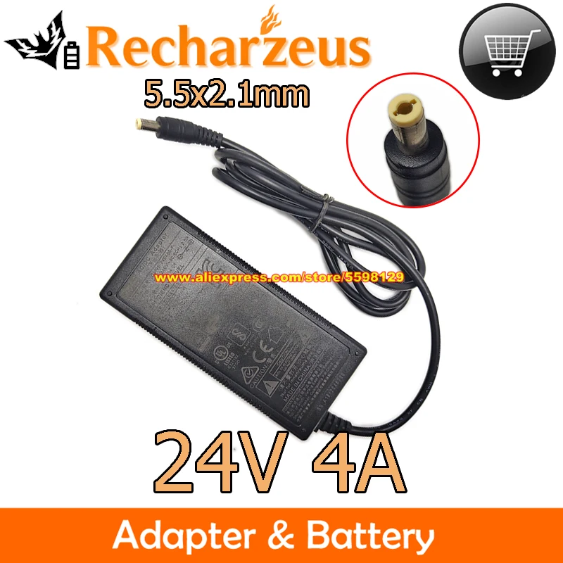 Genuine GM95-240400-F AC Adapter 24V 4A 96W Power Supply Charger