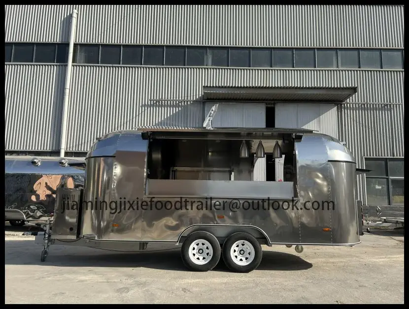 

Новый мобильный фудтрак для быстрого питания: передвижная торговая тележка для мороженого, выпечки и ресторанов, полностью оборудованная кухонным оборудованием