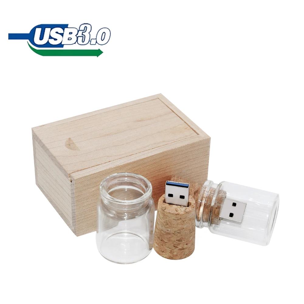 Clé USB 3.0 en bois, 8 Go, 16 Go, 32 Go, 64 Go, 128 Go, 30 pièces